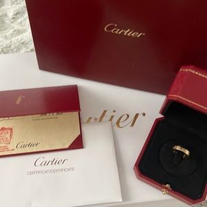 Cartier LOVE Wedding Band Size 48 Certificate, Boxes and Bag Included 💕
